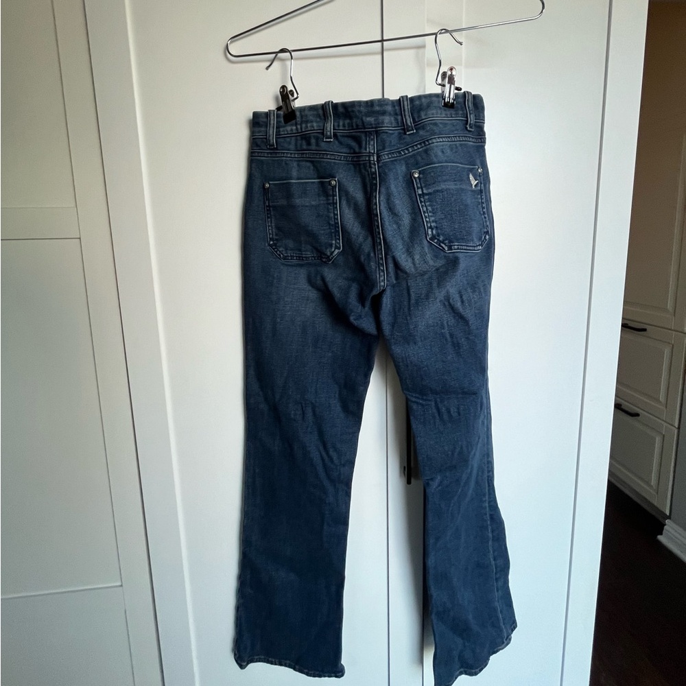 MiH jeans dark blue denim size 28 waist flare leg